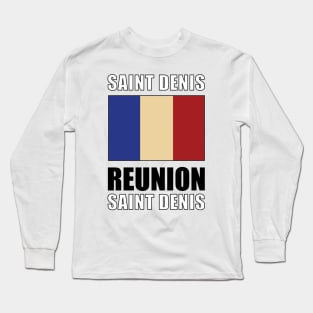 Flag of Reunion Long Sleeve T-Shirt